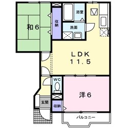 アラモードヴィラ壱番館の物件間取画像